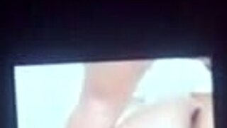 I hid behind a door and caught my stepsister watching porn.