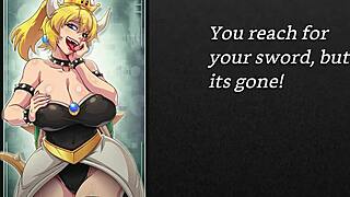 Faygrey tricked into sissification by futa bowsette with joi cei edging and ass destruction