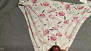 I came all over my best friend’s flowery white panties
