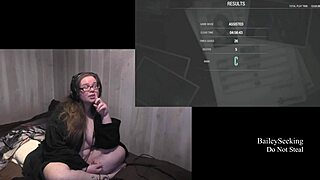 naked resident evil 3 playthrough with fat brunette and natural tits