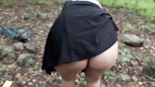 Me culeo a mi primastra en la finca de mis abuelos con leche