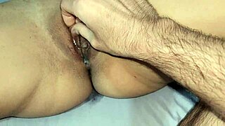 Masturbating my sexy wife until she moans and cums completely