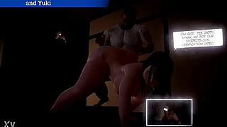 Renaie and yuki star in a cartoon verification spanking.