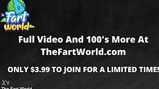 Lula farts big bubbly blasts up close in tight leggings on site.