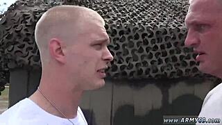 MILKED for SPERM, Black Naked Army Men JERK OFF