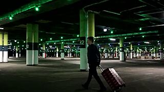 teen rides hard in christmas doggystyle cumshot