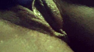 Amateur Plays With Shaved Pussy Using Vibrator