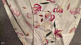 I came all over my best friend’s flowery white panties
