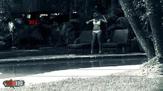 outdoor scene with aubrey addams