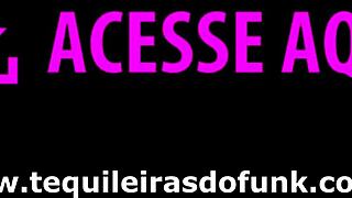 Debora Fantine does a sexy stripper routine with country music