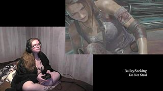 naked resident evil 3 playthrough with fat brunette and natural tits