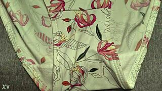 I came all over my best friend’s flowery white panties
