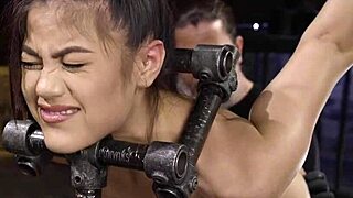 Yo, check this hot ass babe spanked in tight bondage!