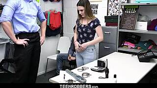 Why does this perv guard fuck my teen 18+ girlfriend?