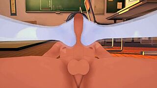 dragon ball vados gives monster footjob and feet licking in 3d clip