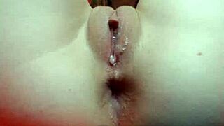 webcam session turns into intense anal assfucking and pussy play