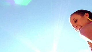 Ebony Babe Gets Her Ass Pounded Hard in a Steamy Bikini Scene