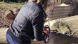 leave the tree, come here i'll fuck you hard