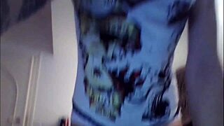 Hot Sexy Blonde Strips Naked to Show Her Stunning Big Tits