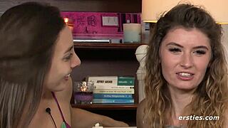 Lesbian babes enjoy anal fun