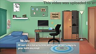 House chores pt 1 - spying on maid taking a shower babysitter caught me masturbating