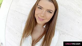 marina visconti's big boobs getting slammed hard in titfuck action 😍