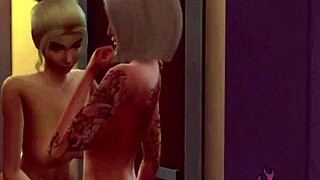 A wild night out in the bathroom: A steamy masturbation session