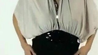 Asian lesbian explores bondage with white women