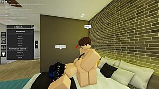 I Fucked My Submissive Demon Boy Follower on Roblox! He Took It Deep and Hard.