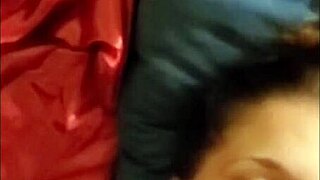 Busty brunette machine fucked and gets a huge facial