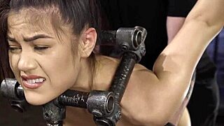 Yo, check this hot ass babe spanked in tight bondage!