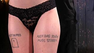 how does it feel, slave, with pierced nipples in torment?