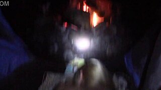 Blonde Teen Flashes Naked During Outdoor Camping Sex?