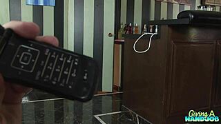 Holly west receives a facial from handjob in pov