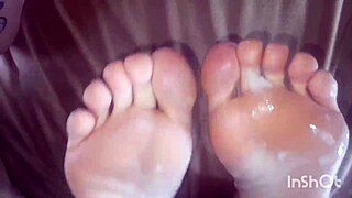 Paolla Mille Gives Footjob To Prostitute With Tattoo