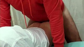 Gay Nurse Bends Over?