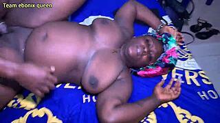 my big breast neighbor came over, uh, we ended up bangin hard