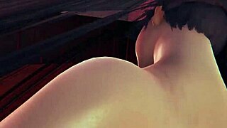 3D Sexy Girl Kunimitsu Squirt With Vibrator Then Creampied In Ass