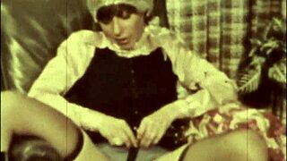 The wonderful world of vintage threesomes, I say, with hairy antiques.