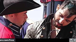 pirates gay xxx parody part 3 with hunk assfucking and cock sucking 😈🔥