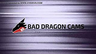 feeling the intense pleasure of two bad dragon cocks in my ass