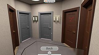 Blonde slut rides cock in shower gameplay