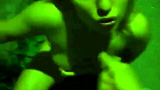 stunning girlfriend feels the thrill of a street blowjob at night