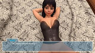 Blonde slut rides cock in shower gameplay