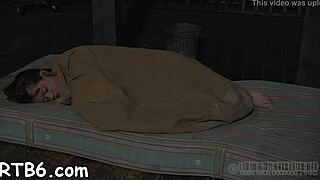 hardcore bondage sucking and rough play