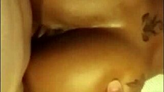 Fucking And Cumming Inside The Ebony Brunette's Pussy With Creampie!