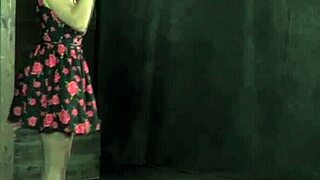 Restrained Sub Whipped By Maledom On Big Ass In Bondage With Stockings And Heels.