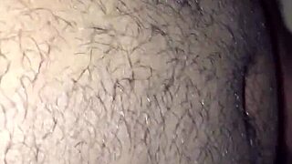 A woman enjoys interracial sex with a big black cock