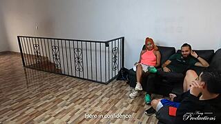 hidden camera threesome with cleaning girl annrides, whoa