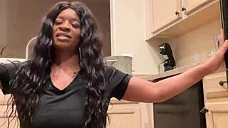 Nyla Storm fucks her huge tits and counts down to cum 😈